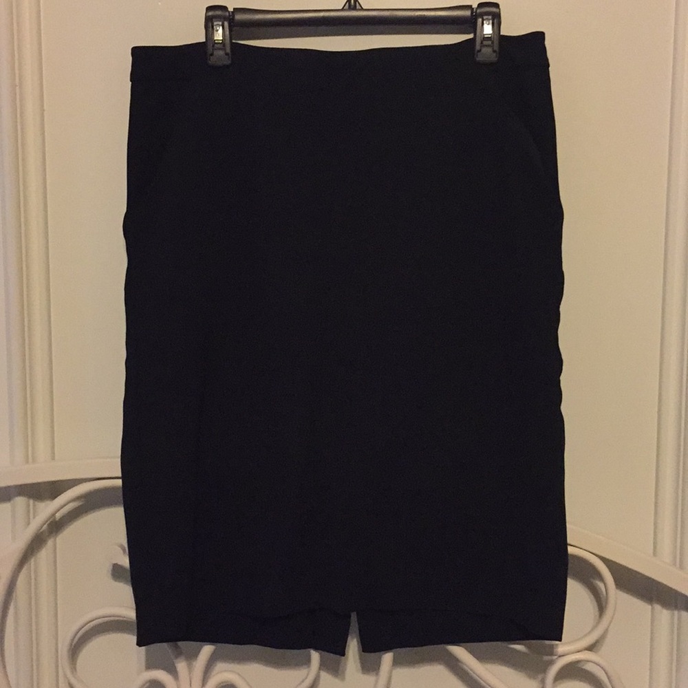 Black pencil skirt